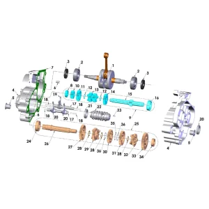 Cobra CX65_2025_Crankschaft & Transmission