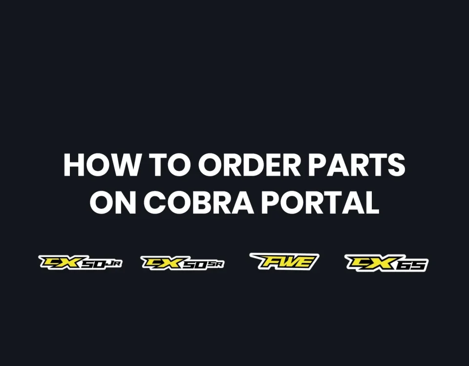 How to order parts on Cobra Portal